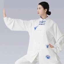 Traditional Chinese Clothing Embroider Long Sleeve Wushu Taichi Men Kungfu Uniform Suit Uniforms Tai Chi Exercise Clothing12435 2024 - buy cheap