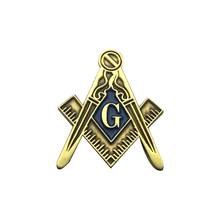 Masonic Lapel Pins Antique Bronze Compass And Sqaure GOD Brooch Gifts Badges With Butterfly Clutch,25.4mm 2024 - buy cheap