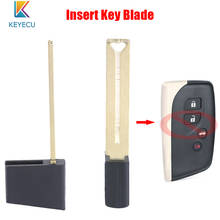 Keyecu Smart Remote Emergency Key Blade Uncut Blank for Lexus LS460 LS600H LS600L 2013 2014 2015 2016 2017 HYQ14ACX 2024 - buy cheap