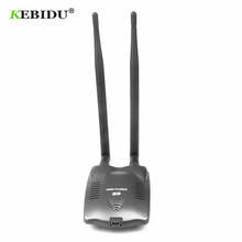 kebidu Mini USB Wifi Adapter 300Mbps Dual 5dbi Antenna PC USB Wi-fi Receiver Wireless Network Card USB WiFi Receiver Adapter 2024 - buy cheap