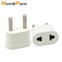 EU Adapter Plug USA to Euro Europe Travel Wall Electrical Power Charge Outlet Sockets US China to EU 2 Round Pin Plug Socket 2024 - buy cheap