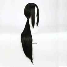 Uchiha Itachi-Peluca de cabello sintético resistente al calor, largo, negro, para Cosplay, con gorro 2024 - compra barato