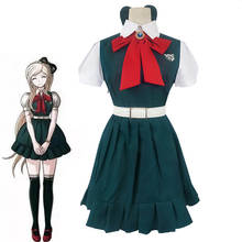 Disfraz de Super Danganronpa 2, conjunto completo de camisa, vestido de princesa para niñas, trajes de uniforme, pelucas, ropa de mujer 2024 - compra barato