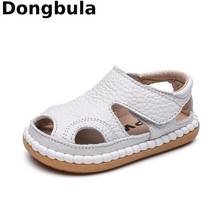 Baby Sandals Toddler Girls Boys Summer Shoes For Children Genuine Leather Beach Shoes Kids Sneakers Fashion Casual Infant Flats 2024 - buy cheap