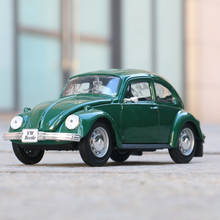 Модель автомобиля Maisto 1:24 Volkswagen Beetle литой под давлением модель автомобиля имитация автомобиля украшение Коллекционная Подарочная игрушка 2024 - купить недорого