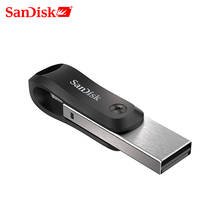 SanDisk SDIX60N Dual-Purpose Swivel USB3.0 Flash Drive 128GB 256GB Metal U Disk OTG Lightning Connector For iPhone /iPad/PC 2024 - buy cheap