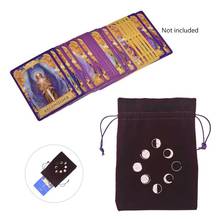 Brand New Velvet Tarots Storage Bag Moon Phase Oracle Card Divination Bag Board Game Toy Jewelry Home Mini Drawstring Package 2024 - buy cheap