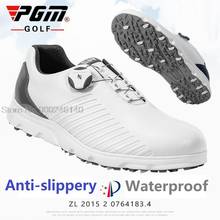 Pgm Golf Shoes Men Rotating Knobs Buckle Golf Sneakers Waterproof Non-Slip Shoes Sports Mens Training Sneakers New Arrival 2024 - buy cheap