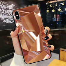 Luxury Diamond Mirror Glossy phone Case for Motorola MOTO G7 3D Bling Diamond Case for MOTO G7 PLAY protective Back Cover Coque 2024 - buy cheap