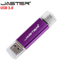 JASTER D101 USB 3.0 Flash Drives High speed OTG Pendrive 4GB 8GB 16GB 32GB 64GB 128GB Double interface Pen Drive for Android/PC 2024 - buy cheap