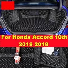 For Honda Accord 10th 2018 2019 car trunk mat full of tail box cushion protection leather pad car decoration accessories 2024 - buy cheap