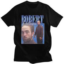 Funny Robert Pattinson Standing Meme T Shirt Men Pre-shrunk Cotton Tee Tops Rob Tshirts Short Sleeved Fashion T-shirt Merch 2024 - buy cheap