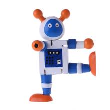 Novo 6 estilos blocos de brinquedo robô de madeira blocos de brinquedo de bebê figuras de ação modelo bonito 634f 2024 - compre barato