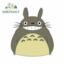 EARLFAMILY-pegatinas de dibujos animados de Totoro para coche, calcomanía de protección solar, personalidad creativa, decoración de motocicleta, 13cm x 11,4 cm 2024 - compra barato