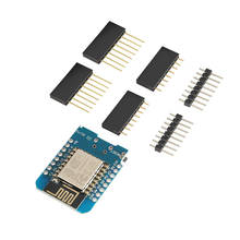 ESP8266 ESP-12 CH340G CH340 V2 USB WeMos D1 Mini WIFI макетная плата D1 Mini NodeMCU Lua IOT плата 3,3 В с контактами 2024 - купить недорого