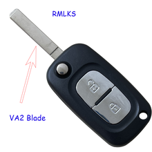 2/3 Buttons Filp Car Remote Key Case shell for Renault Fluence Clio Megane Kangoo Modus Auto Key With NE73/VA2 Blade 2024 - buy cheap