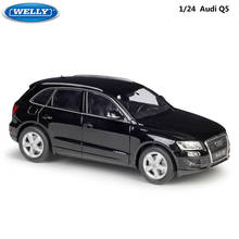 WELLY Diecast Vehicle 1:24 Scale High Simulation Audi Q5 Classic Model Car Metal Toy Car Alloy Car Toy For Kid Gifts Collection 2024 - buy cheap
