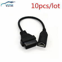 10pcs/lot New OBD 2 Cable for Honda 3pin OBD1 Adapter OBD2 OBDII for Honda 3 Pin To 16 Pin Connector Compatible Diagnostic Tool 2024 - buy cheap