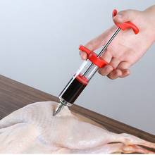 Turkey Pork Flavor Needle Kitchen Syringes Stainless Steel BBQ Steak Meat Sausage Stuffer Kitchen Cooking Tool Meat Injectors 2024 - buy cheap