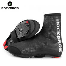 ROCKBROS-cubierta térmica de invierno para zapatos de bicicleta de montaña, impermeable, a prueba de viento, para lluvia y carretera 2024 - compra barato