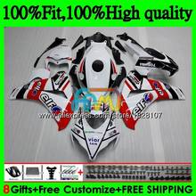 Carenagem oem branco vermelho para honda cbr1000, cbr 1000 rr, cc, 1000rr, 08, 109bs.26, cbr1000rr, 08, 09, 10, 11, 2008, 2009, 2010, 2011 2024 - compre barato