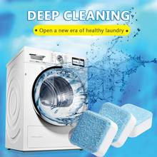 Detergente de limpieza efervescente para el hogar, limpiador de 4 rebanadas para lavadora, tabletas, Herramientas de limpieza para el hogar 2024 - compra barato