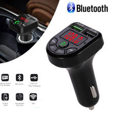 Car Handsfree Wireless Bluetooth Kit FM Transmitter LCD Car MP3 Player 3.1A USB Charger FM Modulator Car Accessories 2024 - buy cheap