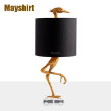 Creative Resin Ostrich Led Table Lamps Fashion Art Deco Table Light for Living Room Designer Hotel Bedroom Study Home Deco Lamp 2024 - buy cheap