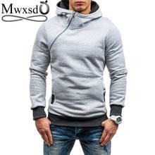 Mwxsd-Sudadera ajustada con capucha para hombre, ropa de calle masculina, chándal de hip-hop, M-3XL 2024 - compra barato