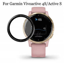 Новая 3d-пленка с изогнутыми краями для Garmin Vivoactive 4S Active S, простота установки, полное покрытие экрана, защита от царапин 2024 - купить недорого