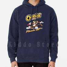 Flamin' Hot Crunchy! hoodies long sleeve Flame Flamin Flaming Crunchy Cheetos Chips Snacks Fire Spicy Chili Pepper 2024 - buy cheap