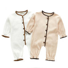 0-3Yrs Newborn Baby Boy Rompers Spring Autumn Baby Girl Romper Baby's Lovely Beautiful Knitting One-piece Hardcover Boys Girls 2024 - buy cheap