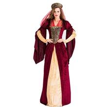 Sexy Adult Muslim Islam Kaftan Abaya Bride Costume Halloween Carnival Party Devil Cleopatra Queen Cosplay Dress 2024 - buy cheap