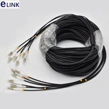 50mtr TPU MM 6C Fiber optic Patch cord 5.0mm OM1 OM2 OM3 Multimode LC SC FC 6 core patch lead FTTA armored jumper Outdoor SM 2024 - buy cheap