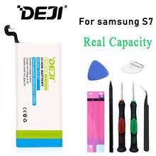 DEJI-Batería de repuesto para SAMSUNG S7, capacidad Real, batería interna de 3000mAh, para S7/G9300/G9308/G930P 2024 - compra barato