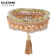 ELESHE Clearance Sale Fashion Women Bracelet Tibetan Silver Natural Stone Bead Bracelet Female Jewelry Party Gift 2024 - buy cheap