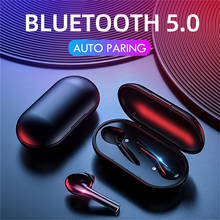 OTTWN новые TWS 5,0 M6S Bluetooth наушники спортивные водонепроницаемые бас стерео сенсорное управление с микрофоном шумоподавление беспроводные наушники 2024 - купить недорого