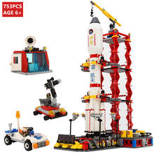 High-tech Spaceport Space Shuttle Launch Center Model Building Blocks Avion Bricks Educational Toys For Children Christmas Gifts 2024 - buy cheap