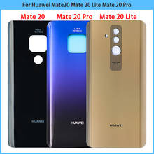 10PCS New For Huawei Mate 20/Mate 20 Lite/Mate 20 Pro Battery Back Cover 3D Glass Panel Rear Door Housing Case Adhesive Replace 2024 - buy cheap