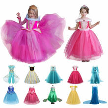 Причудливые платья для девочек на Хэллоуин; Платья принцессы для костюмированной вечеринки; Карнавальный костюм с длинными рукавами для девочек 2024 - купить недорого