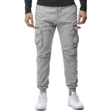 2020 Men Pants Men's Military Tactical Casual Cargo Pants Male Work Cotton HipHop army Trousers Stretch waist Joggers pants 38 2024 - buy cheap
