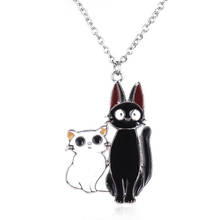Colgante de gato con El Libro de amigos de RJ Natsume para mujer y hombre, colgante de gato en blanco y negro, accesorios de joyería, regalo 2024 - compra barato