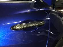 Накладка на дверную ручку из настоящего углеродного волокна для Maserati Levante 2016 2017 2018 8 шт. 2024 - купить недорого