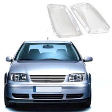 Car Headlamps Transparent Cover Lampshade Headlight Cover Shell Lens Glass Lamp Shell For Bora Jetta MK4 1999 2000-2005 2024 - buy cheap