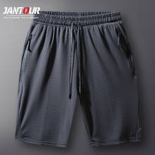 Jantour Brand Plus size 6XL 7XL 8XL 9XL Mesh Shorts Men zipper Casual Shorts Loose Quick Drying Beach Shorts Jogger Trousers 2024 - buy cheap