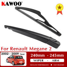 KAWOO-escobillas de limpiaparabrisas trasero de coche, limpiaparabrisas, brazo para Renault Megane 2 Hatchback 2002-2009, accesorios para coche 2024 - compra barato