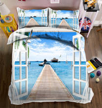 Luxury Bedding Set European 3D Twin Queen California King Size Bed/flat Sheet Linen Set Duvet Quilt Cover Pillowcase Scenery 2024 - buy cheap