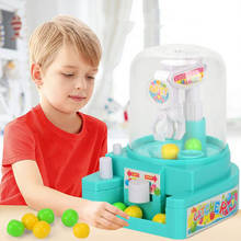 Мини ручная машина для ловли мячей, конфетный захват, интерактивная игра, детская игрушка, забавная настольная игра, подарок для детей на день рождения 2024 - купить недорого