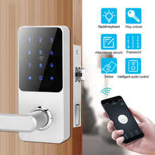 Apartment Password Lock Smart Bluetooth App Remote Control Card Mechanical Key Unlocking Lever Door Lock 2024 - buy cheap