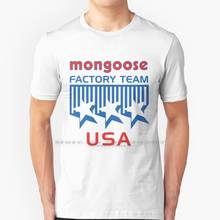 Mongoose Bmx 1984 - 1986 Factory Team T Shirt 100% Pure Cotton Bike Bicycle Cycle Bmx Mtb Rad Movie California Gt Dyno Haro 2024 - buy cheap